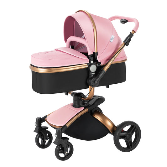 Luxury baby Confortabil și Practic: Set Carucior și Scaun Auto pentru Bebeluși